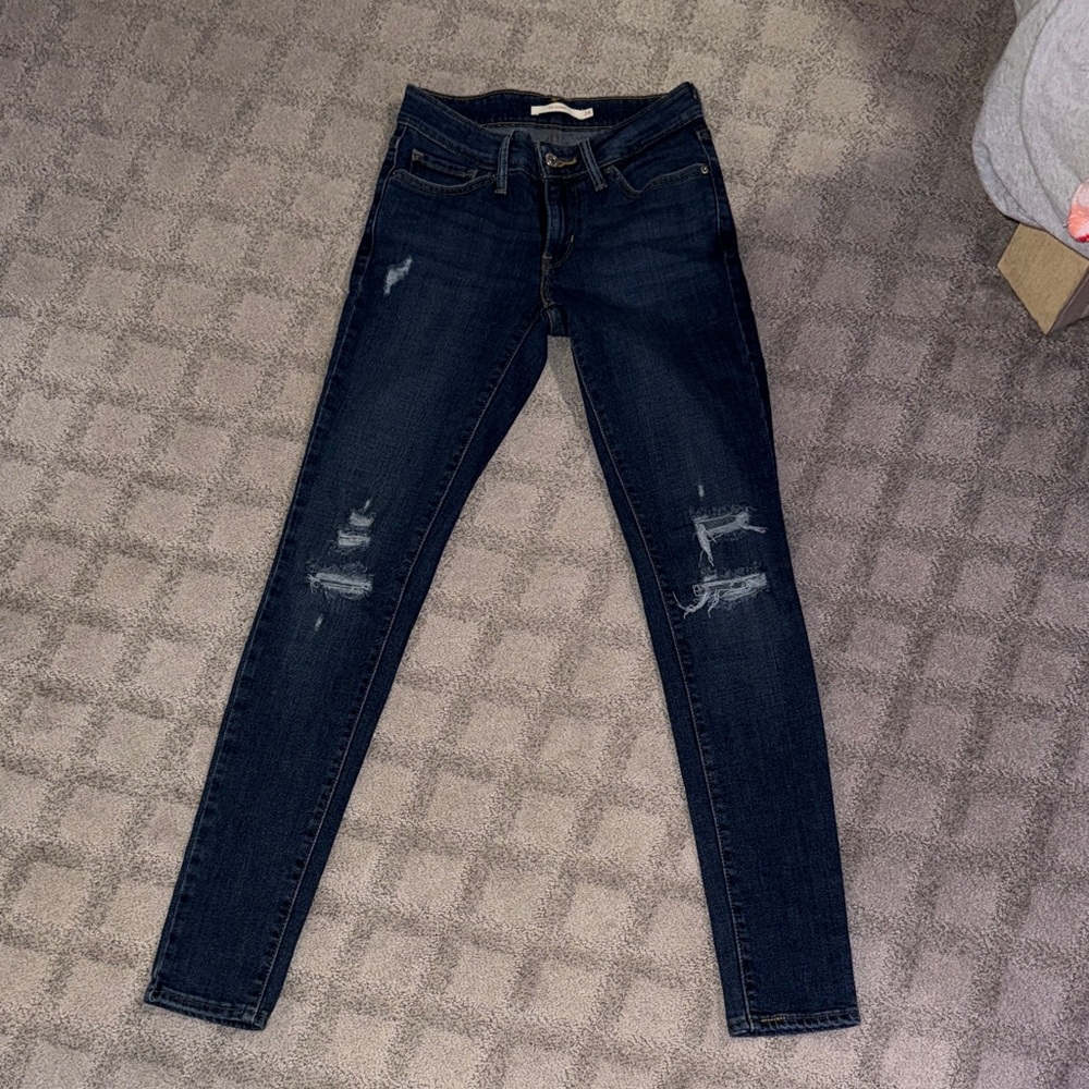 Levi's Dark Indigo Skinny Jeans